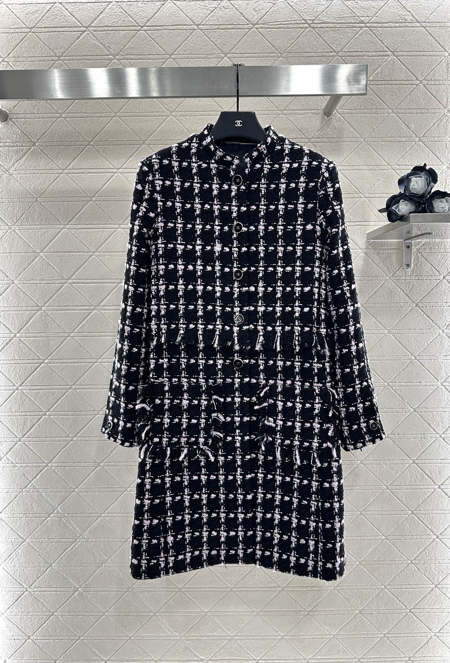 25fw Woven outerwear skirt