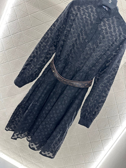 25fw Jacquard dress