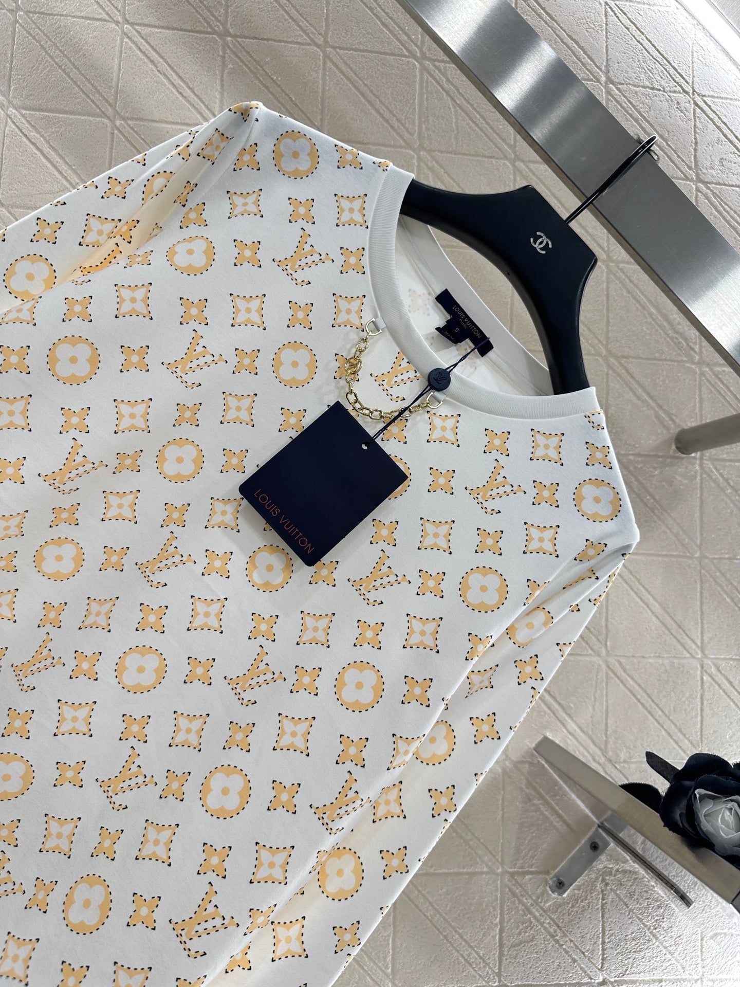 25fw Printed chain top