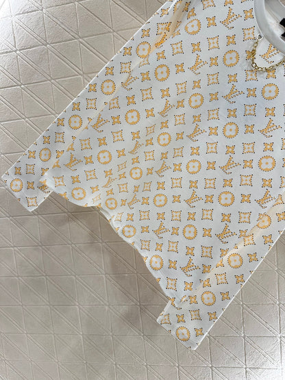 25fw Printed chain top