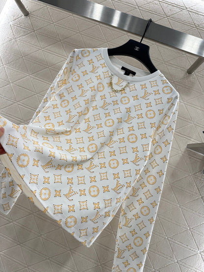 25fw Printed chain top