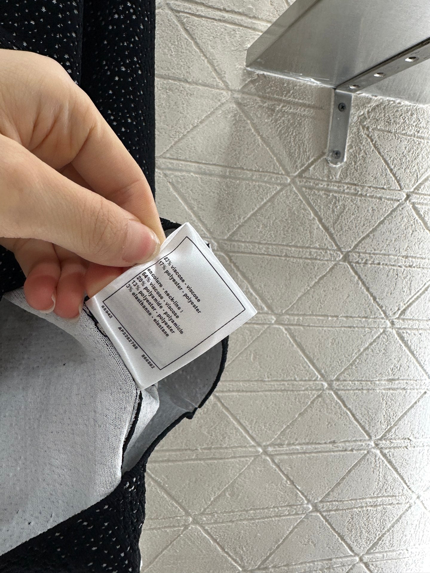 25fw Double layered knitted cardigan