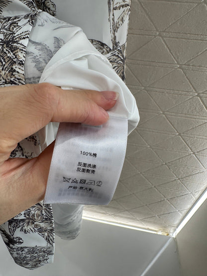 25fw Printed belt dress