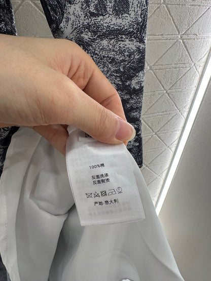 25fw Printed belt dress