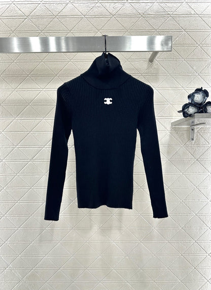 25fw Slim fit high neck base shirt