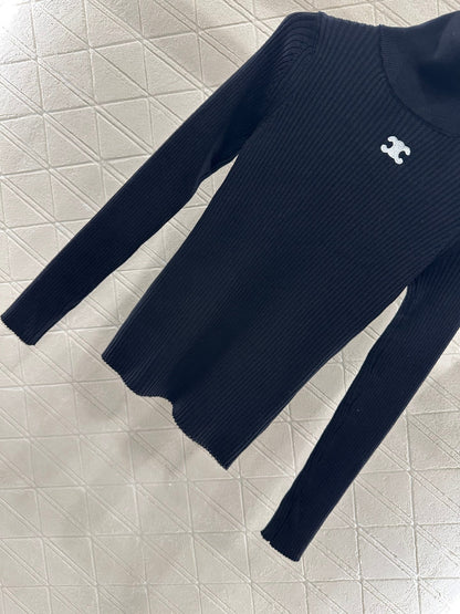 25fw Slim fit high neck base shirt