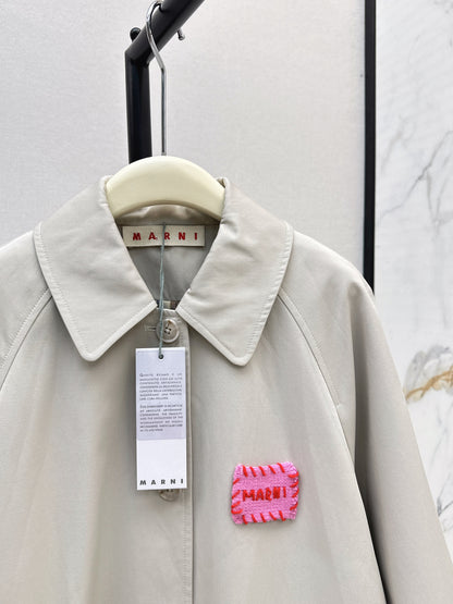 25fw Medium to long windbreaker