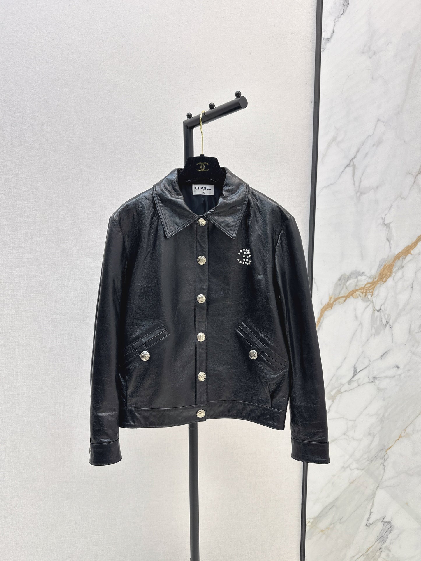 25fw Flip collar short jacket