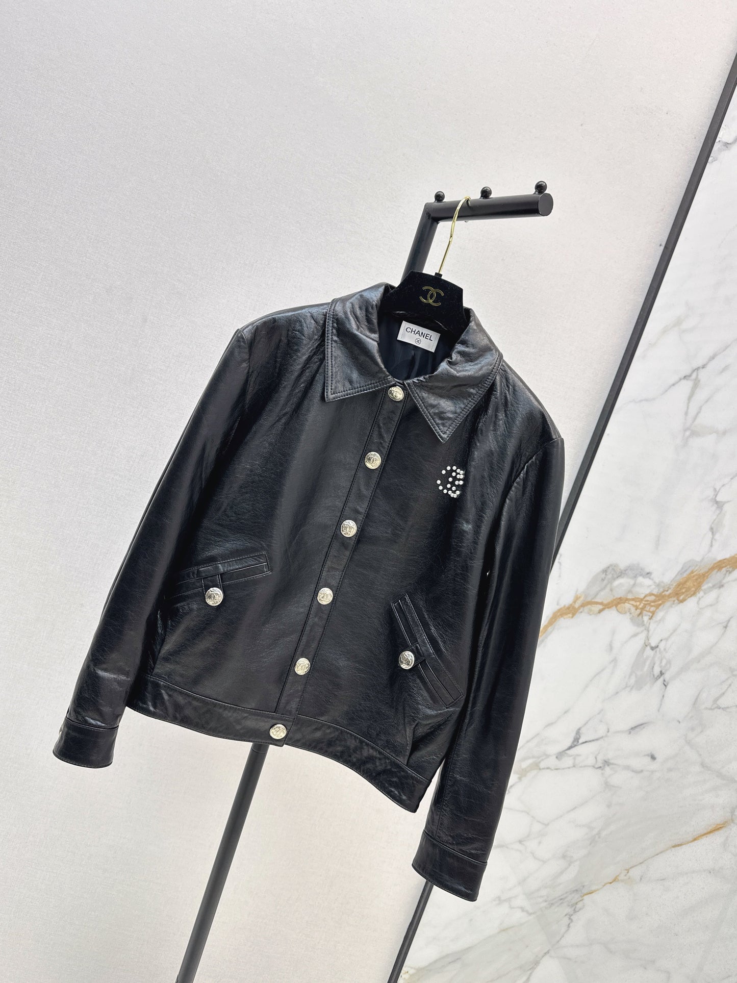 25fw Flip collar short jacket