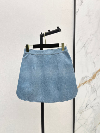 25fw Logo Bead Half Skirt