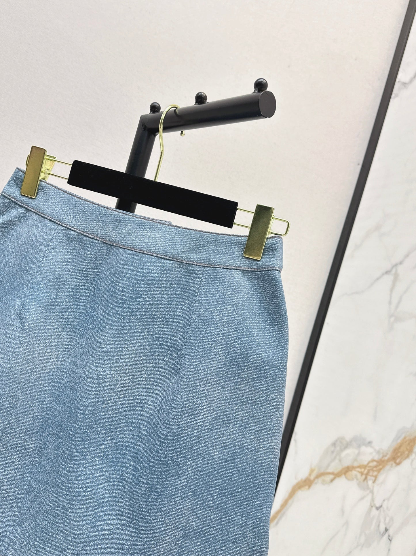 25fw Logo Bead Half Skirt