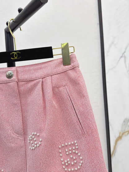 25fw Logo Bead Half Skirt