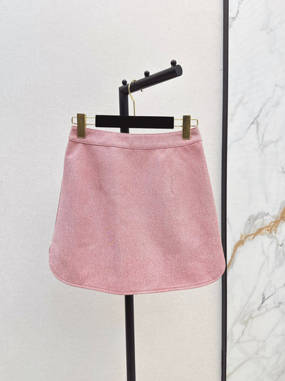 25fw Logo Bead Half Skirt