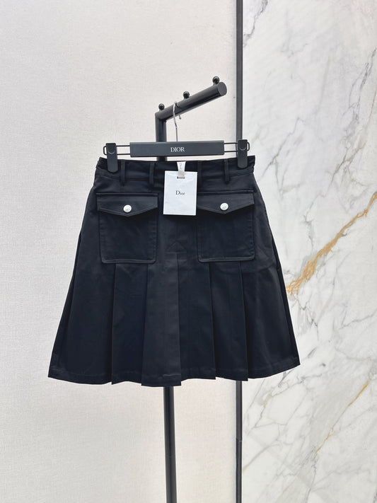 25fw High waisted pleated skirt