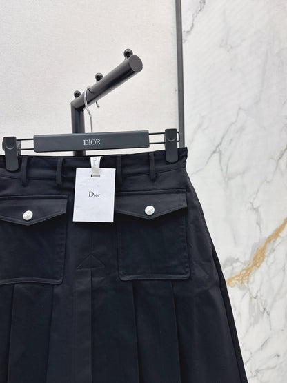 25fw High waisted pleated skirt