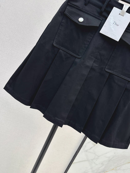 25fw High waisted pleated skirt