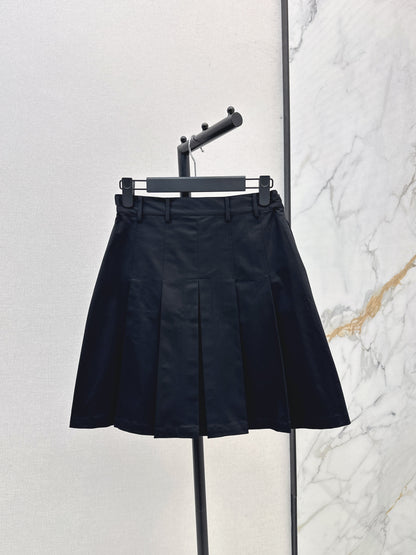 25fw High waisted pleated skirt