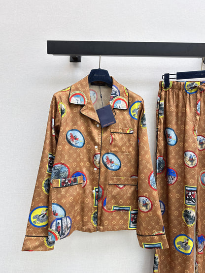 25fw Full printed pajamas