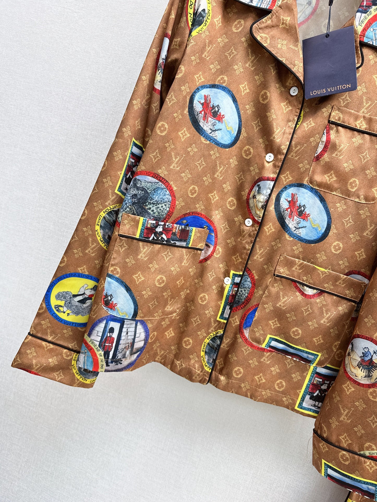 25fw Full printed pajamas