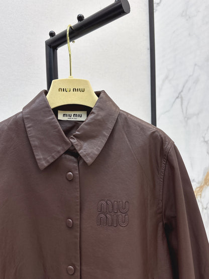 25fw Oil wax leather jacket jacket