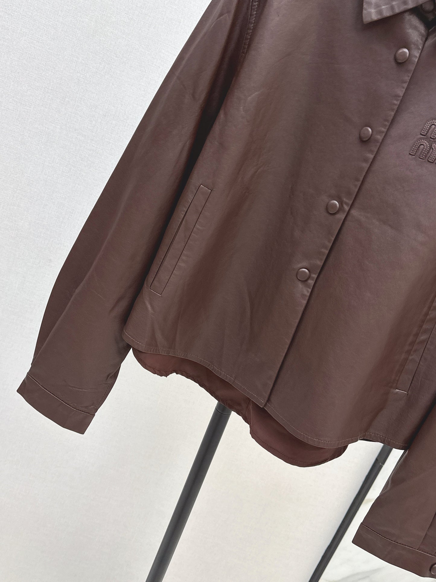 25fw Oil wax leather jacket jacket