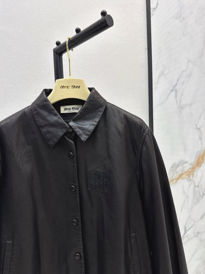 25fw Oil wax leather jacket jacket