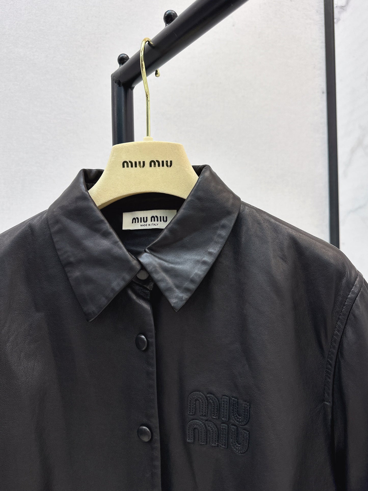 25fw Oil wax leather jacket jacket