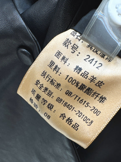 25fw Oil wax leather jacket jacket