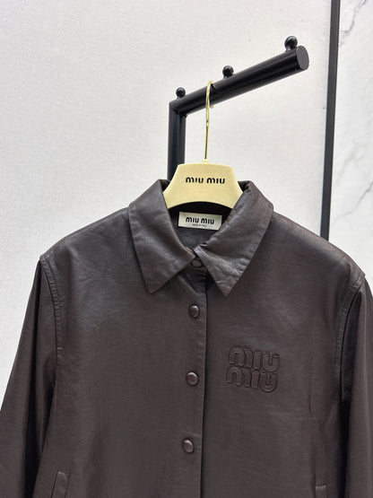 25fw Oil wax leather jacket jacket