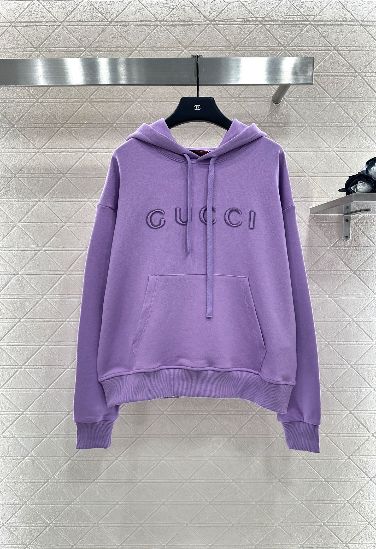 25fw Hooded letter hoodie
