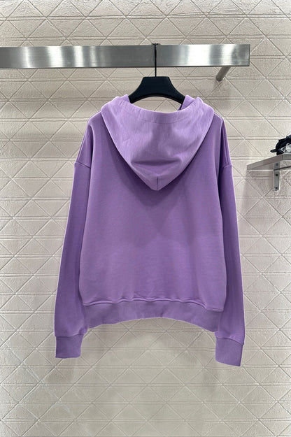 25fw Hooded letter hoodie