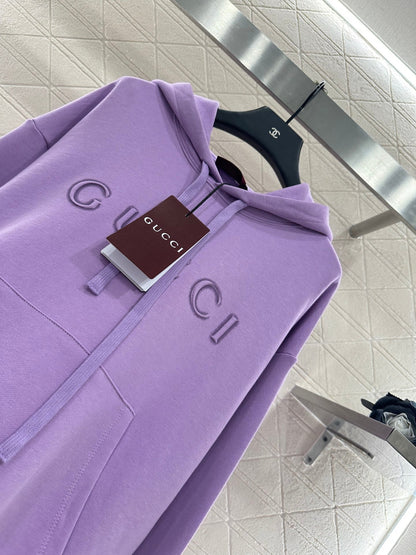 25fw Hooded letter hoodie