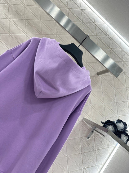 25fw Hooded letter hoodie