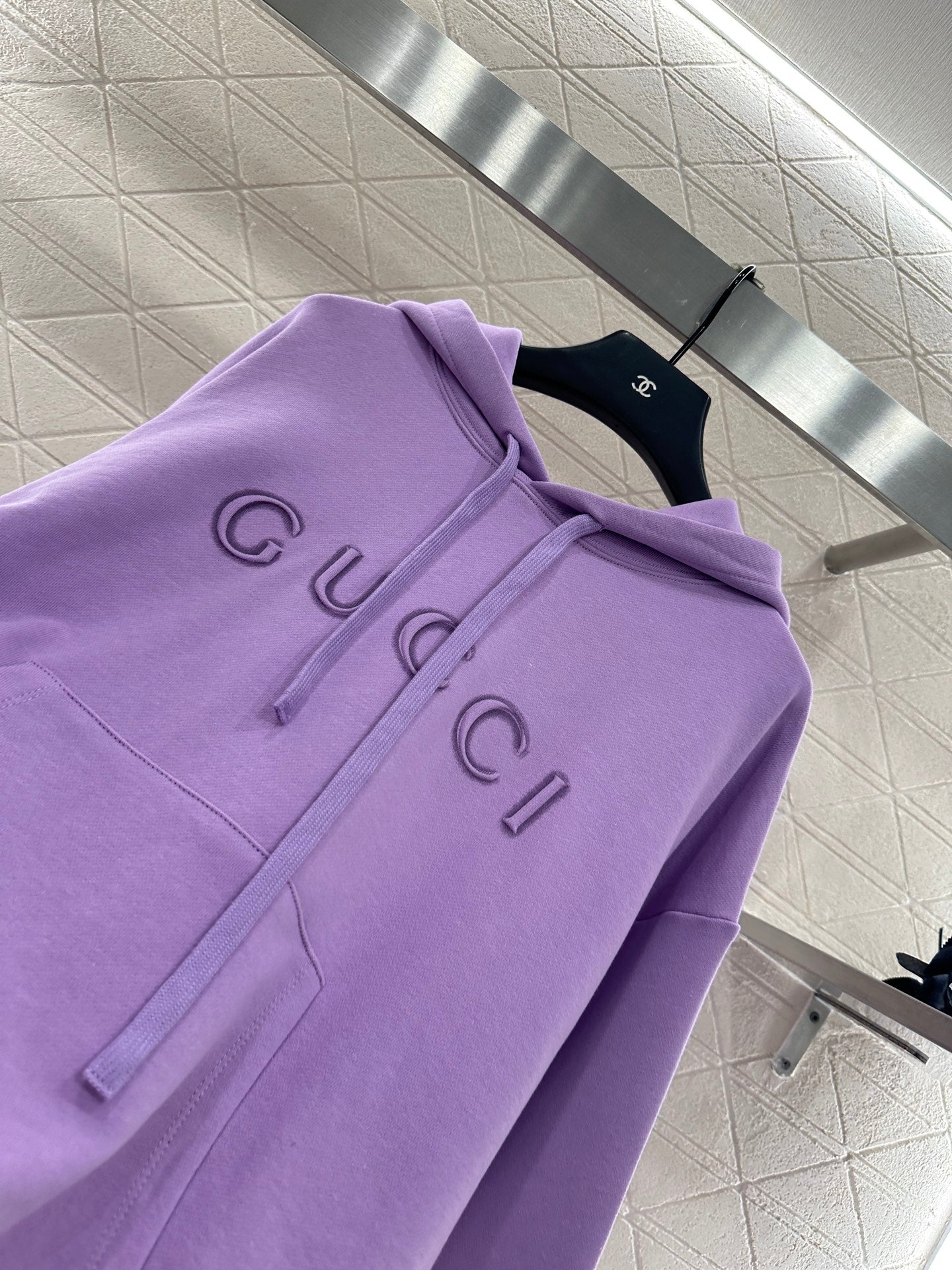 25fw Hooded letter hoodie