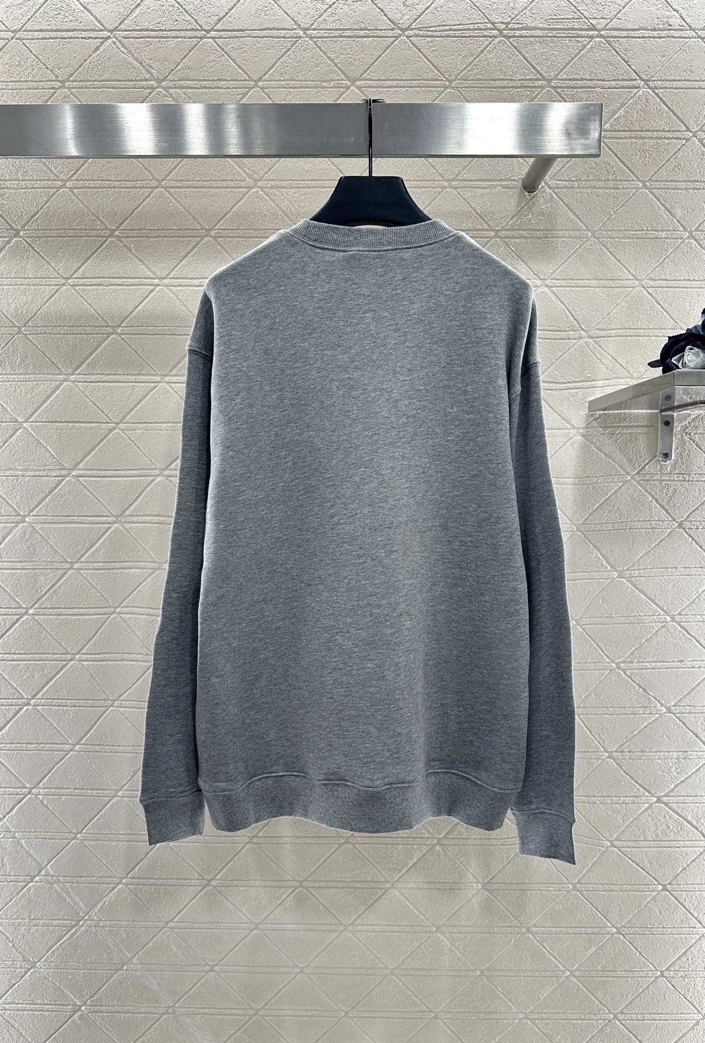 25fw Round neck letter hoodie