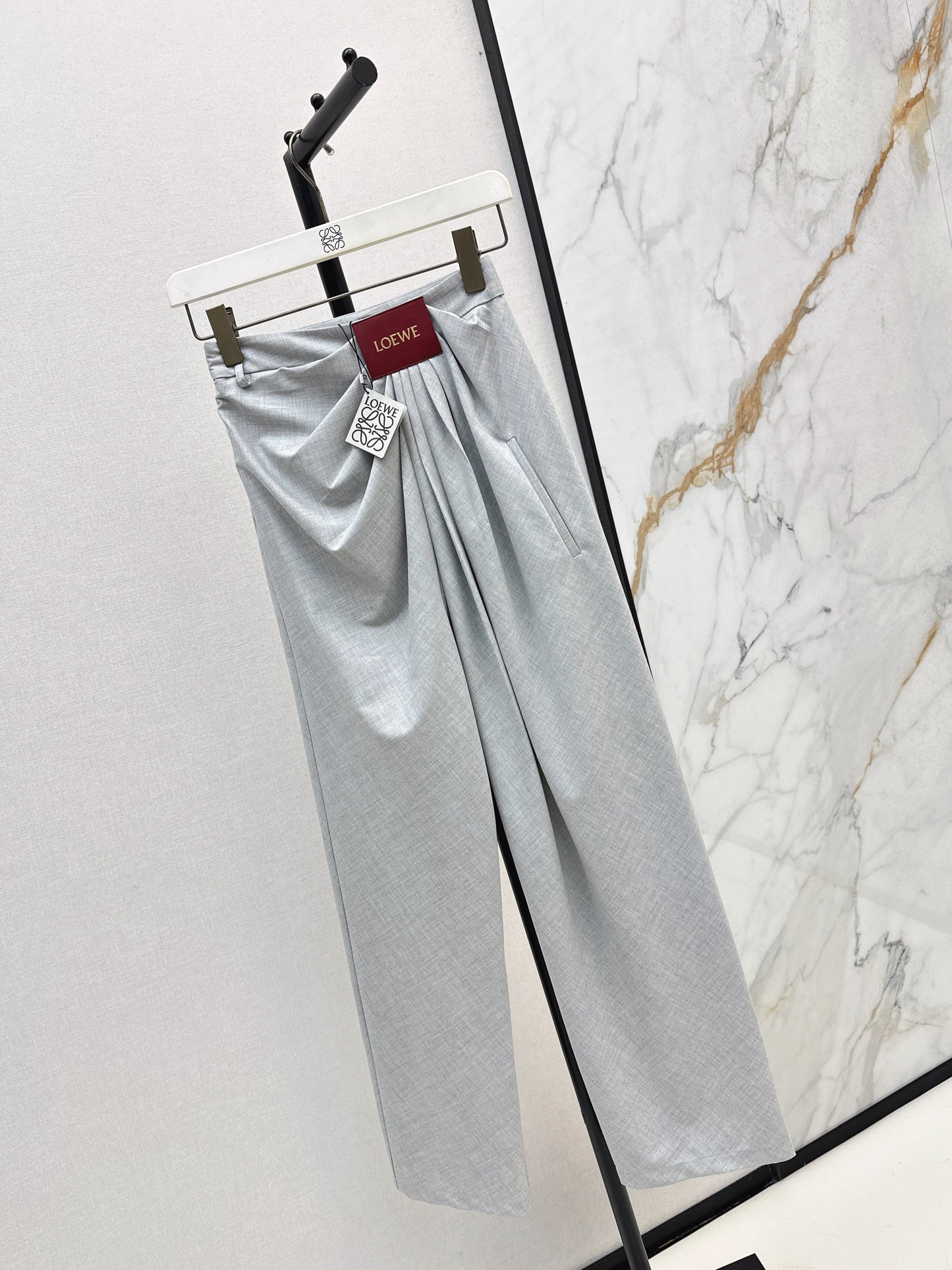 25fw Hanging design trousers