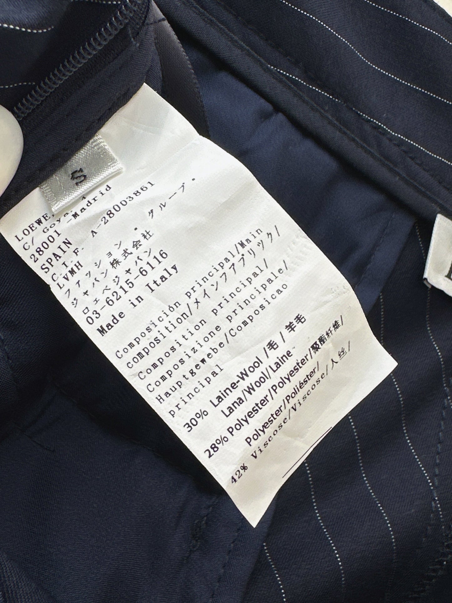 25fw Hanging design trousers