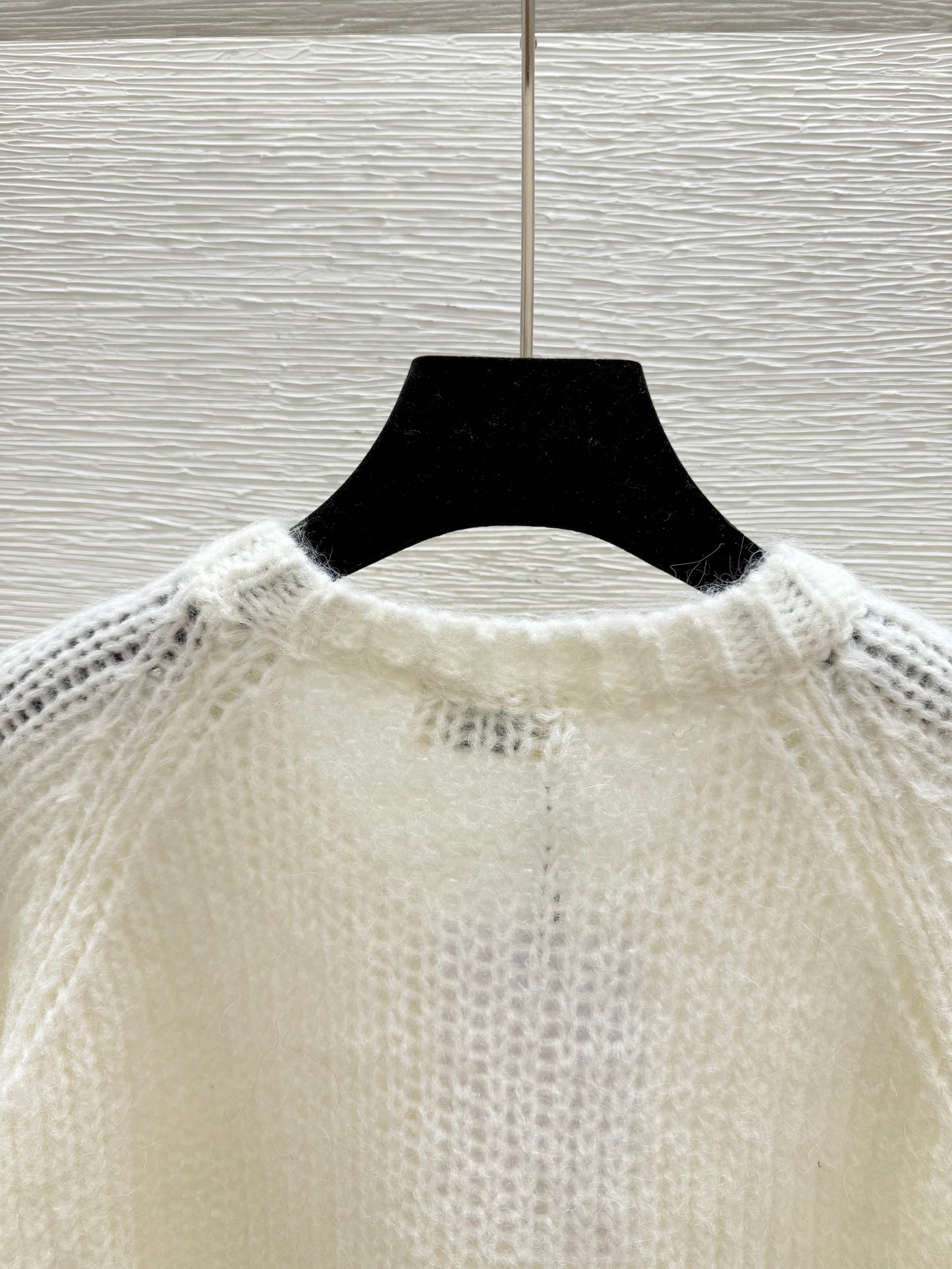 25fw Hollow knit cardigan
