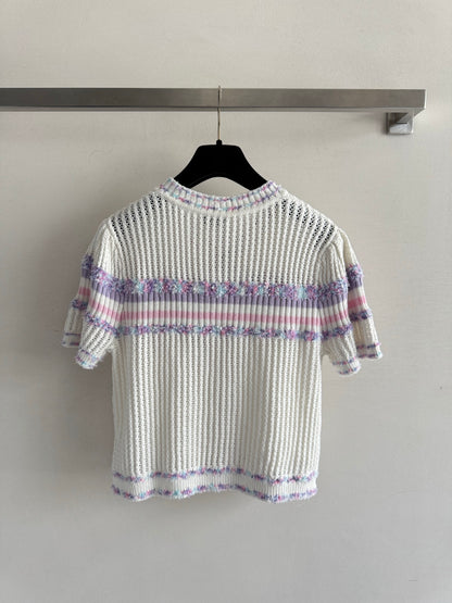 25fw Hollow knit cardigan