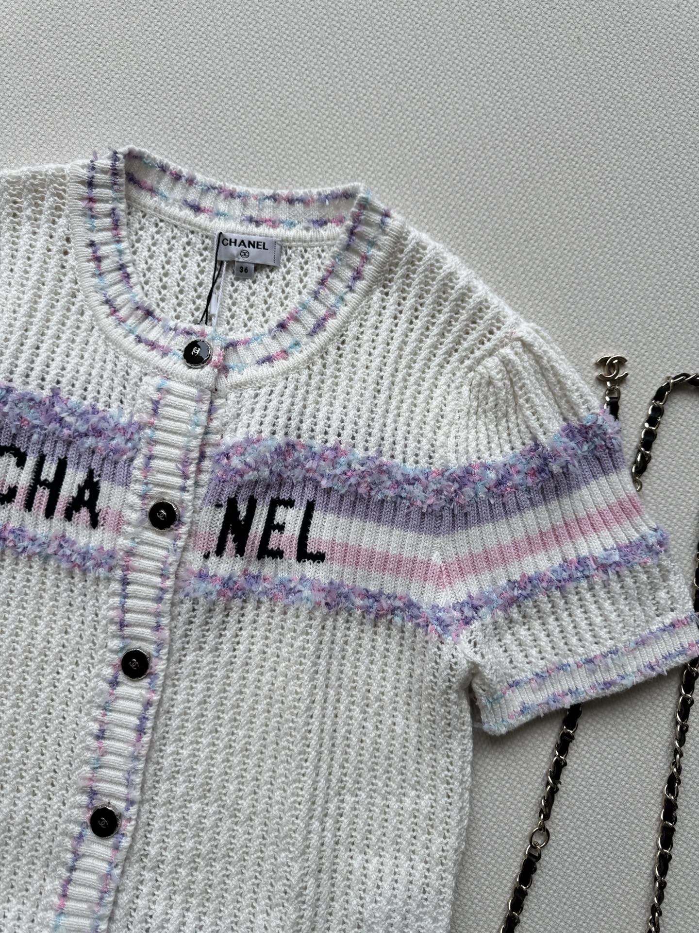 25fw Hollow knit cardigan