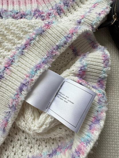 25fw Hollow knit top