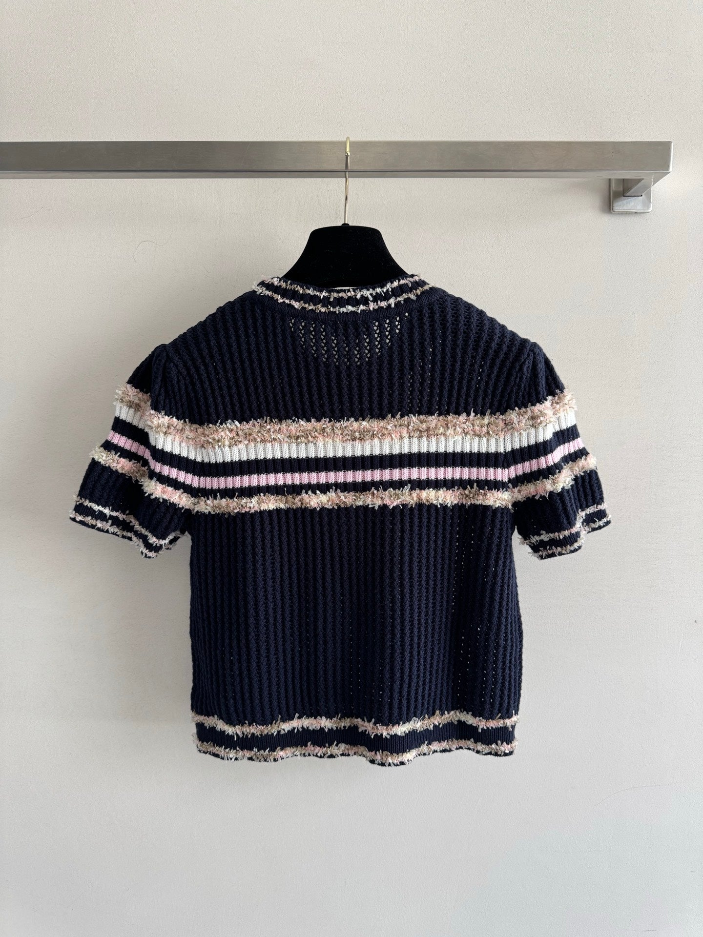 25fw Hollow knit top