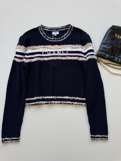 25fw Hollow knit sweater