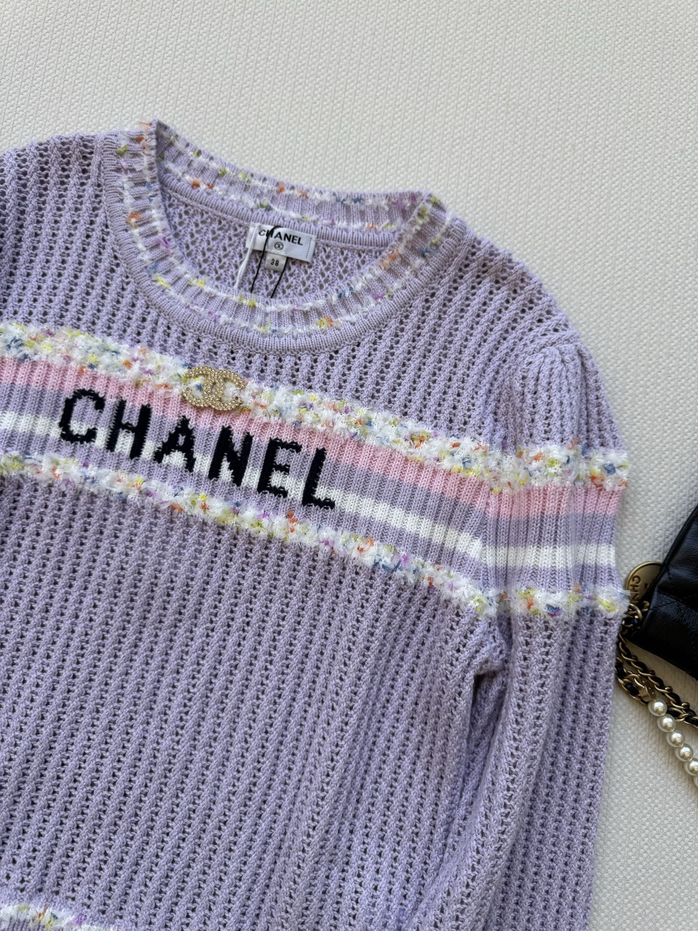 25fw Hollow knit sweater