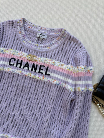 25fw Hollow knit sweater