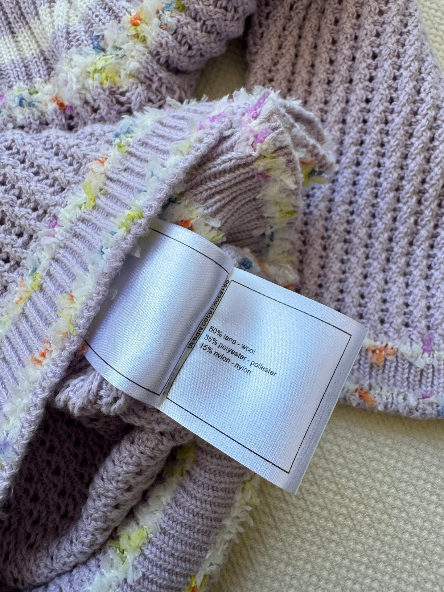 25fw Hollow knit sweater