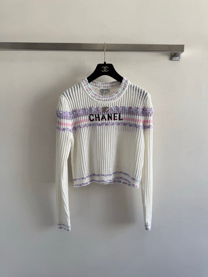 25fw Hollow knit sweater