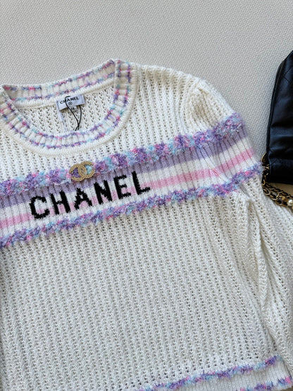 25fw Hollow knit sweater