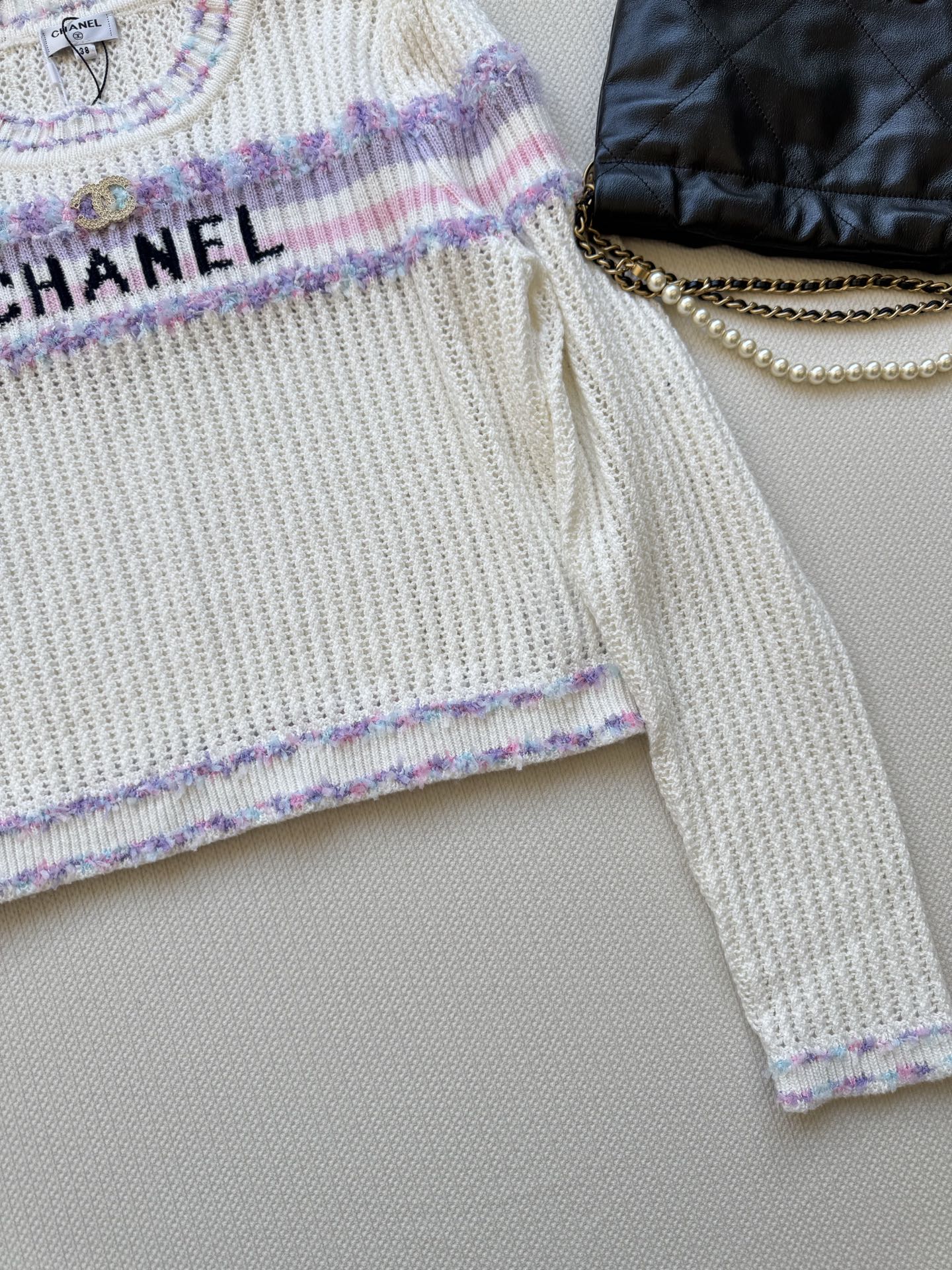 25fw Hollow knit sweater