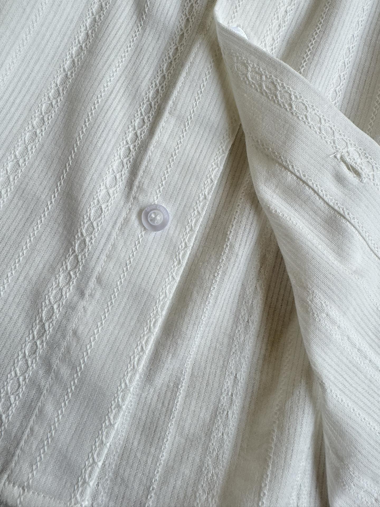 25fw Mushroom border shirt